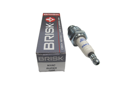 Свічка Запалювання Brisk Super 2-тактні Мотоцикли Скутери Мотоблоки 1шт N15C (47704)