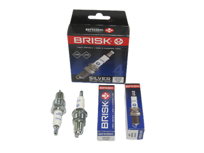 Свечи Зажигания Brisk Silver ГБО ВАЗ 2101-2107 2108-2115 Ланос Сенс 4шт LR15YS (42373)