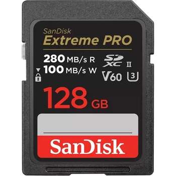 Карта памяти SanDisk SDXC Extreme Pro 128GB UHS-II U3 V60 (SDSDXEP-128G-GN4IN) [174423]
