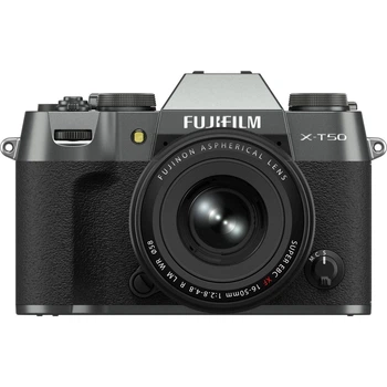 Беззеркальный фотоаппарат Fujifilm X-T50 Kit XF 16-50mm f/2.8-4.8 R LM WR Charcoal Silver (16828650) [172737]