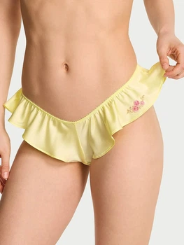 Трусики-бразиліана жіночі Victoria's Secret 309648501 XS Жовті (1161880150)