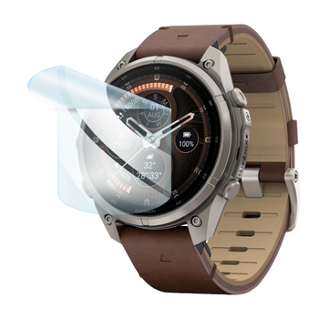Защитная полиуретановая пленка GP Edge Armor на Garmin Fenix 9 Pro 47mm на экран (глянцевая)