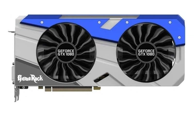Відеокарта Palit GTX 1080 8Gb GameRock (NEB1080T15P2-1040G) (GDDR5X, 256 bit, PCI-E v3.0) Б/в