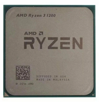 Процесор AMD Ryzen 3 1200 AF (YD1200BBM4KAF) (Socket AM4, 4T, 3.4 ГГц, Tray) Б/в