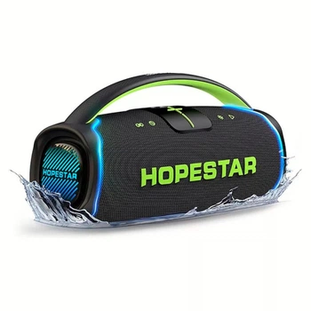 Колонка HopeStar A65 300W (Bluetooth/FM, MicroCD, USB, AUX) Черная