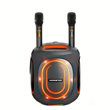 Колонка HopeStar PartyBox 600 300W (Bluetooth, MicroCD, USB, AUX) Серый