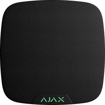 Bezprzewodowy moduł głosowy Ajax SpeakerPhone Jeweller do weryfikacji alarmu Black (87531.180.BL1)