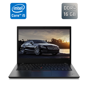Ультрабук Lenovo ThinkPad L14 Gen 2 / 14" (1920x1080) IPS / Intel Core i5-1135G7 (4 (8) ядра по 2.4 - 4.2 GHz) / 16 GB DDR4 / 512 GB SSD / Intel Iris Xe Graphics / WebCam / HDMI / Windows 11 б/у