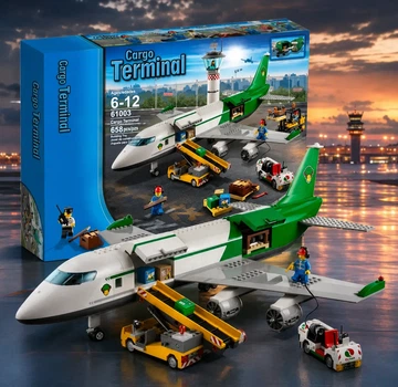 Конструктор Cargo Terminal Airport Вантажний термінал 658 деталей