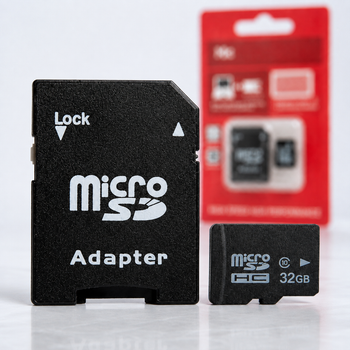 Карта памяти 32 GB / Микро SD флешка в фотоаппарат / Флеш карта micro SD