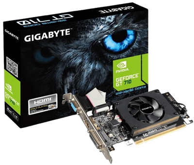Відеокарта GeForce GT 710 2GB Gigabyte LP (GV-N710D3-2GL)