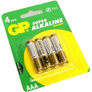 Батарейка лужна (аlkaline) LR6, 1.5V GP (упаковка-блістер 4шт)