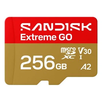 Карта памяти SanDisk 256gb microSDXC class 10 uhs-i Extreme go (sdsqxgn-256g-gn6mn)