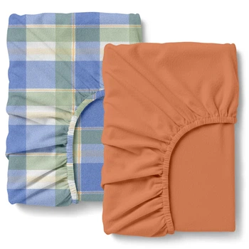 Простынь на резинке Cosas OCEAN TARTAN Фланель 120х200х20 2 шт (4822052503140)