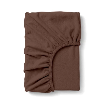 Простирадло на резинці Cosas COCOA BROWN Варена бавовна 120х200х20 (2200000014351)