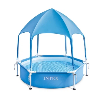 Каркасный бассейн Intex Prism Frame 28209 183×38 см 700 л с тентом-зонтом