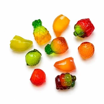 Жувальні желейні цукерки з начинкою мармелад Jelly Candies 4D Асорті 0,5 кг