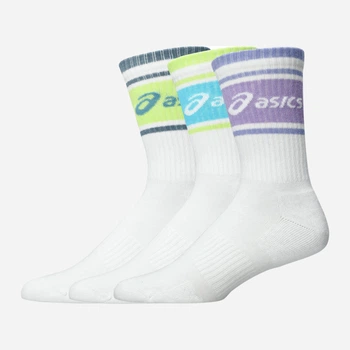 Набір чоловічих шкарпеток високих бавовняних ASICS 3033C295-751 L 3 пари Білий (4573690004796)