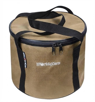 М'яке відро з кришкою для риболовлі World4Carp Soft bucket PVC (ПВХ) 14 л