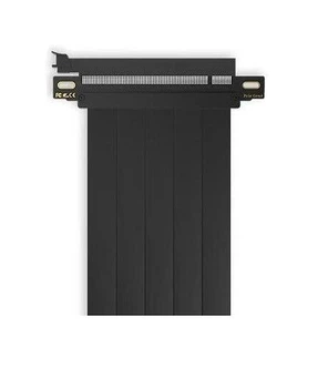 Райзер ZHENWEI PCIe 4.0 x16 10 см, подключения под кутом 90°, черный (ZW-PCIE61)