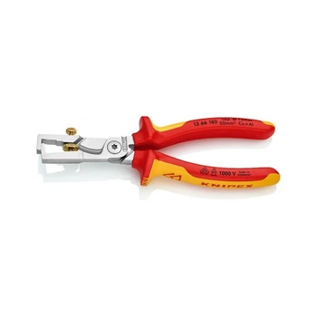 Съемник изоляции KNIPEX StriX с функцией резки кабеля (13 66 180) KNIPEX 13 66 180 1073732