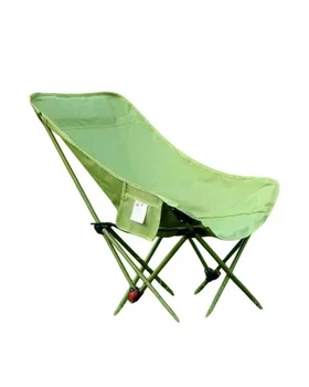 Туристичний стілець MA560green SuperStrong до 200 кг — зелене крісло для риболовлі та кемпінгу