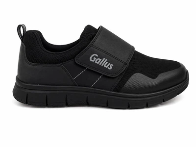 Кроссовки мужские Gallus черные на липучке Charlston Chris 44 (4069139228569) (28 см)