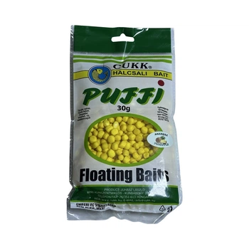 Наживка CUKK Повітряне тісто "puffi" 30g midi 6-10мм Ананас,02847