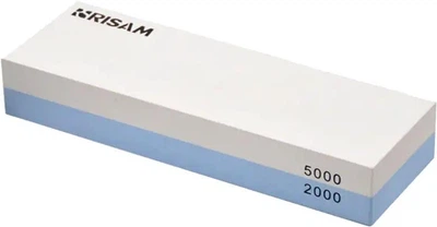 Точильний камінь Risam RW252-B водний двосторонній 2000/5000 грит для ножів, корунд