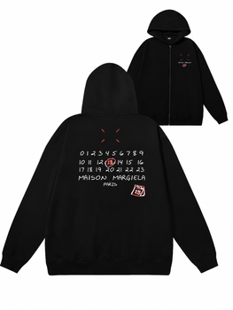 Чоловічий Зіп-худі Margiela, Чорний (ZMM012) S