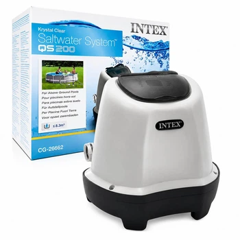 Хлоргенератор для бассейна Intex Saltwater System QS200 26662, солевая система очистки воды объемом до 8327 л