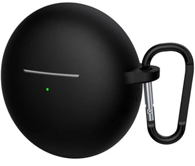 Чохол-накладка DK для Huawei FreeBuds 7i | Silicone Candy Friendly з карабіном (black)