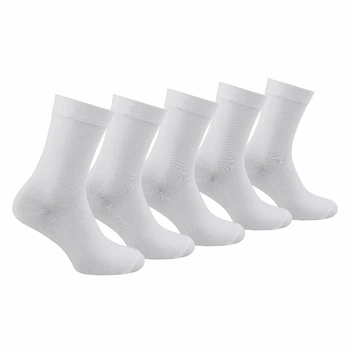 Набір однотоних шкарпеток Premier Socks, Біла класика, 5 пар в наборі, розм. 40-42