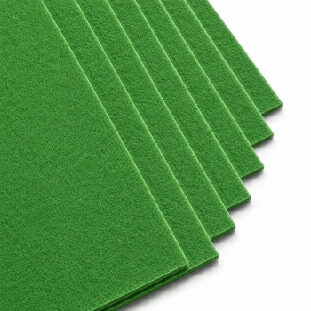 Фетр 1 мм А4 20х30см зелений 10 листів (Ф-10/green)