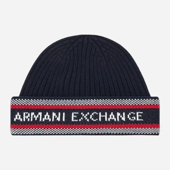 Шапка мужская Armani Exchange 614464535 One Size Синяя (1161844342)