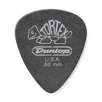 Медиатор Dunlop 488-P.60 Tortex Pitch Black Standard .60 mm (12 шт.)