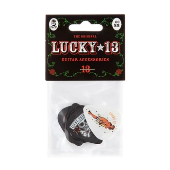 Медиатор Dunlop L13B-P.60 Lucky 13 Assortment .60 mm (6 шт.)
