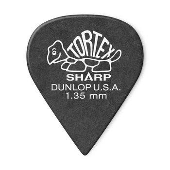 Медіатор Dunlop 412-P1.35 Tortex Sharp 1.35 mm (12 шт.)