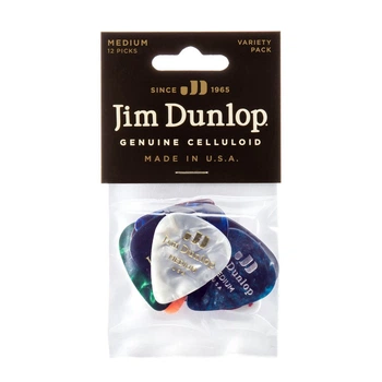 Набор медиаторов Dunlop PVP-106 Celluloid Medium Variety Pack (12 шт.)