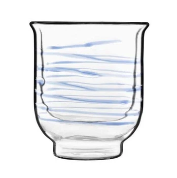 Стакан с двойным дном Luigi bormioli Thermic Glass Синий 235 мл из термостойкого стекла (33-135-A12810G4102AA01)
