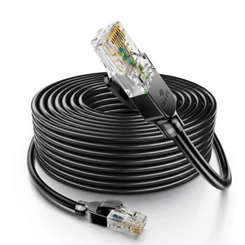 Патч-корд Biaze WX26 Cat 6a 10 Гбит/с медь 20 м Черный
