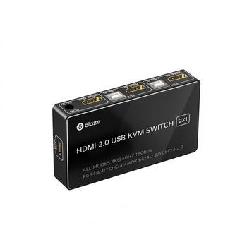 KVM-перемикач Biaze KVM08 2-портовий HDMI 4K 60 Гц (100013958899)