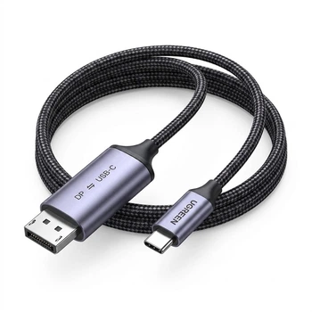 Кабель-адаптер UGREEN DisplayPort 1.4 - Type-C двунаправленный, 8K 60 Гц, 1 м