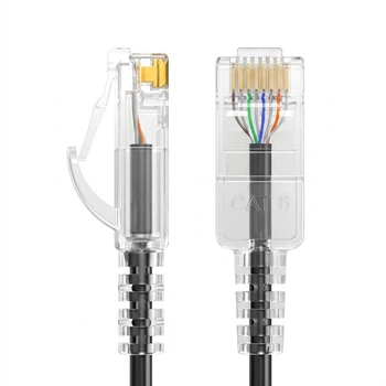 Патч-корд Biaze Cat 6a 10 Гбит/с 20 м Черный (WX21)