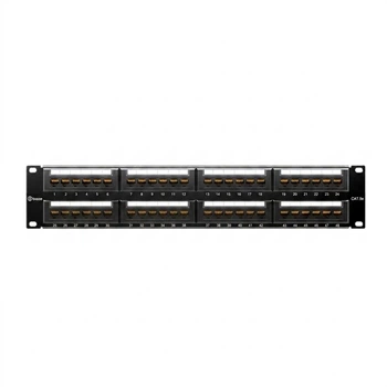 Патч-панель Biaze TT102 19" 1U 48 портов Cat 6 UTP в сборе с органайзером кабеля