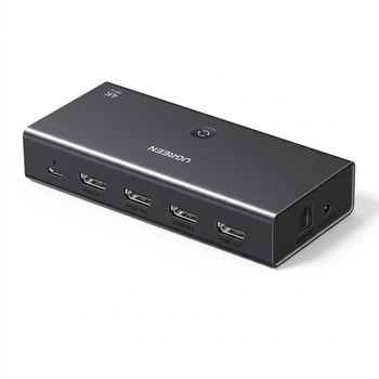 Коммутатор UGREEN 55494 HDMI на три входа с выводом 4K и разделением аудио, для ноутбука, телевизора, монитора и проектора