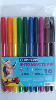 Фломастери Centropen 10 цвет.