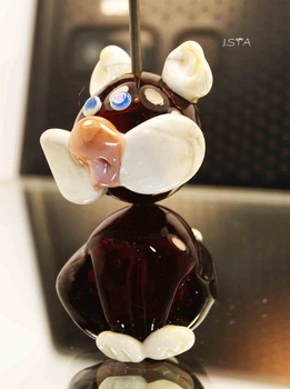 Набор стеклянных бусин 24мм 25мм отв:2мм №6427 ISTA Lampwork