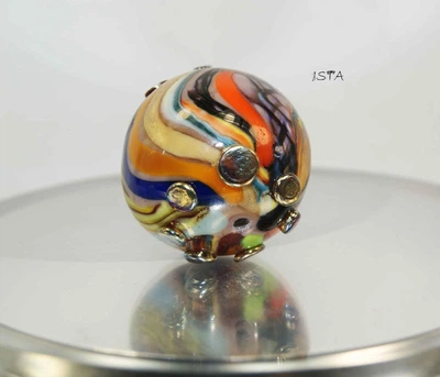 Стеклянная бусина №9027 23*24мм отв 2мм ISTA Lampwork