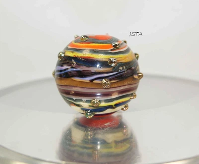 Стеклянная бусина №9023 22*24мм отв 2мм ISTA Lampwork